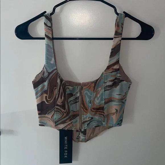 White Fox Something About You Corset Top size small NWT - Picture 6 of 6